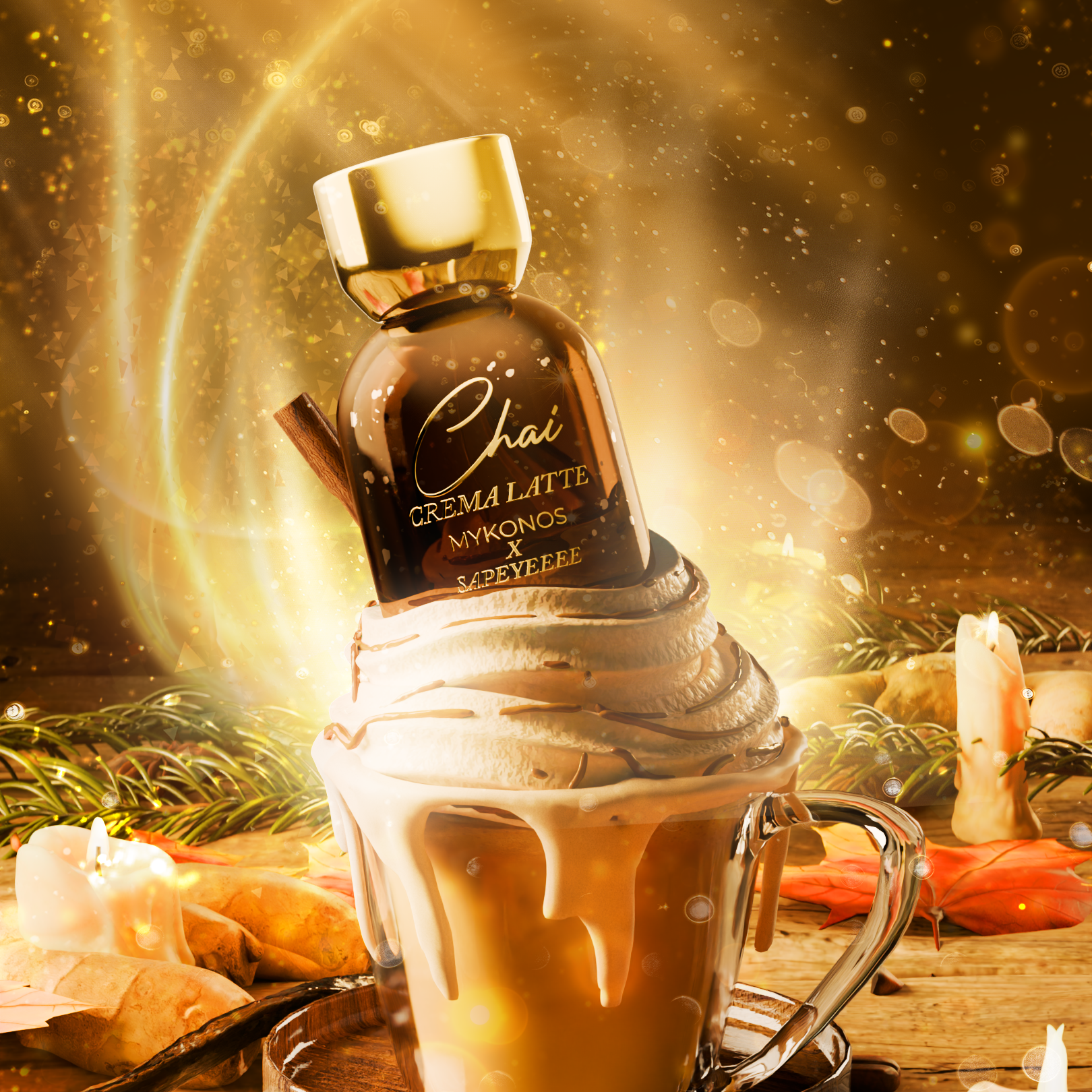 Mykonos x Sapeyeeee - Chai Crema Latte Extrait de Parfum 50ml
