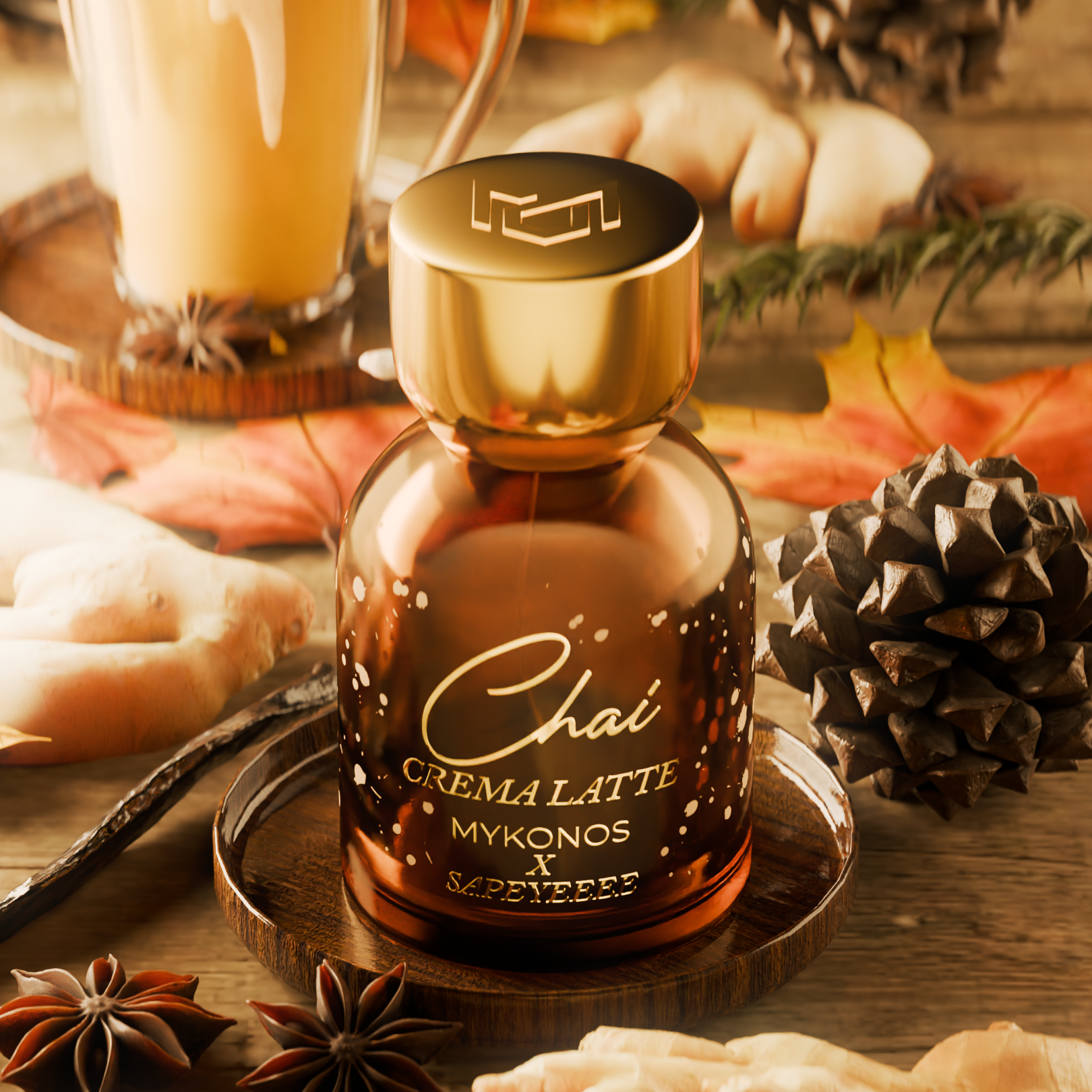 Mykonos x Sapeyeeee - Chai Crema Latte Extrait de Parfum 50ml