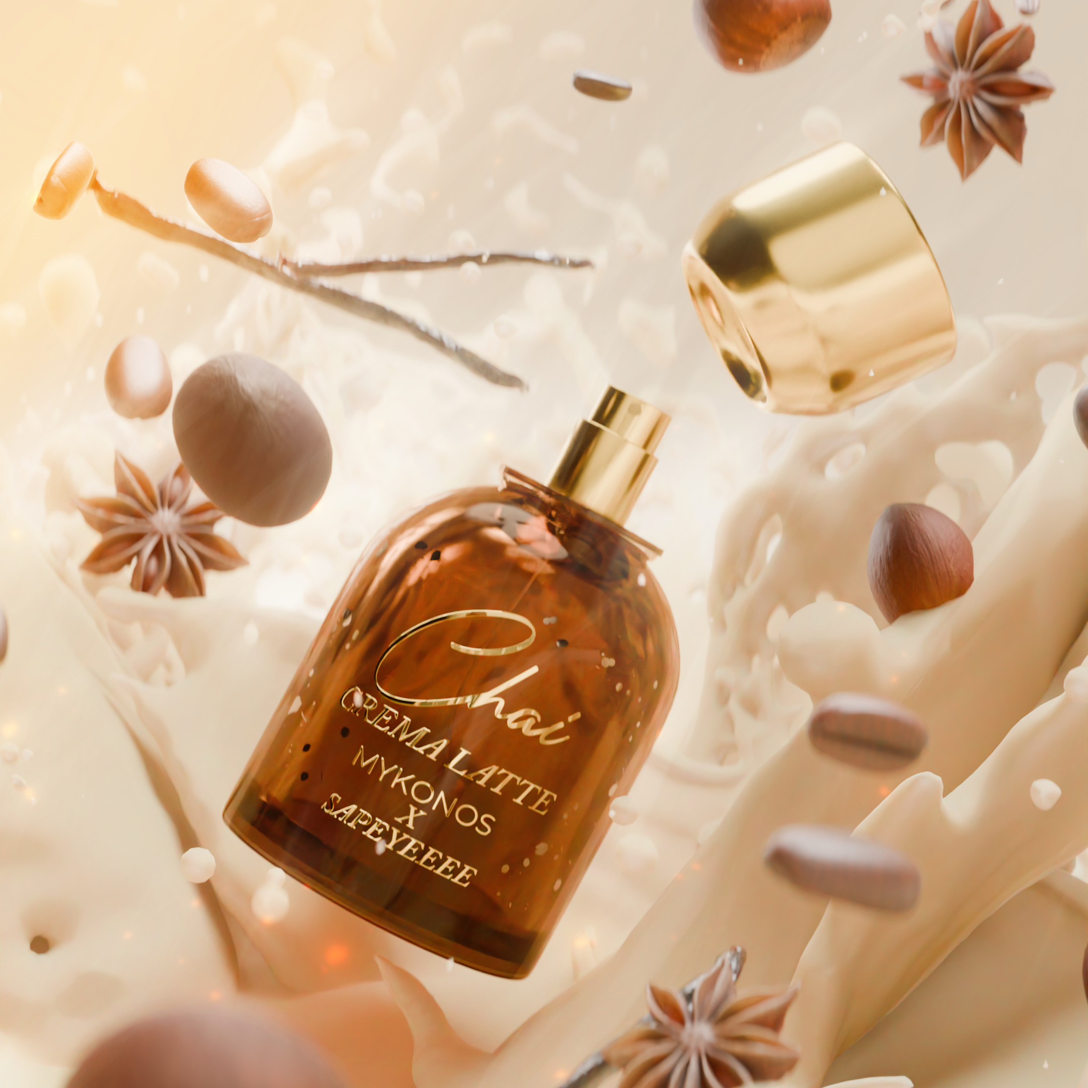Mykonos x Sapeyeeee - Chai Crema Latte Extrait de Parfum 50ml